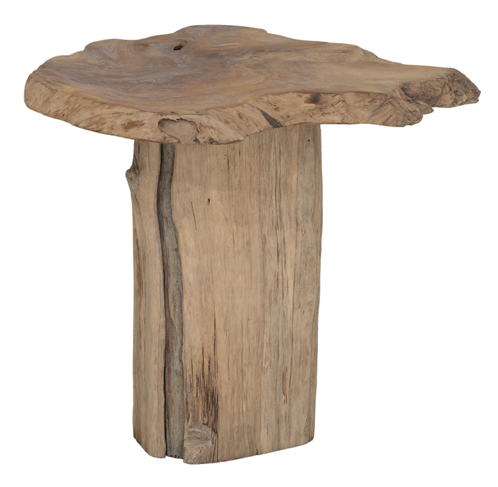 MUST Living Bartafel Merapi Teakhout, 110 x 100cm - Naturel - Organisch