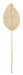 MUST Living Ornament Ageal Blad, 180cm - Bruin