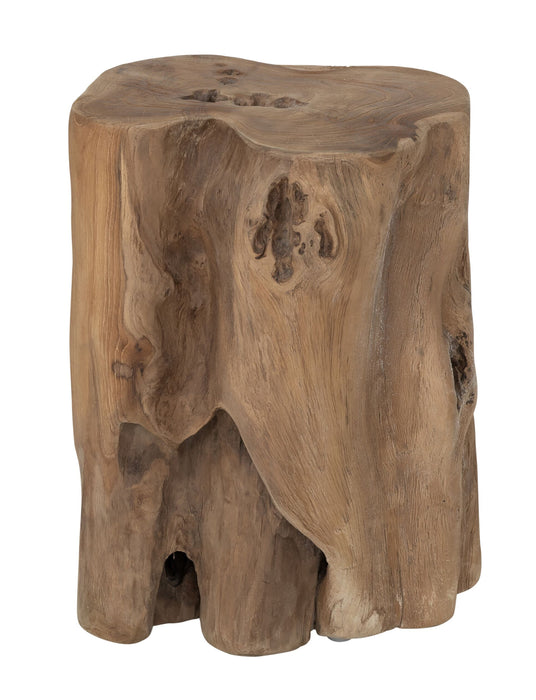 MUST Living Bijzettafel Bob Teakhout, 30cm - Bruin