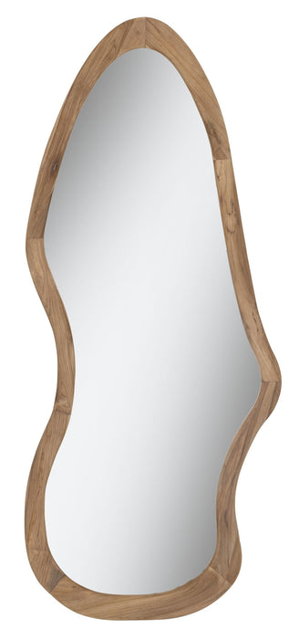 MUST Living Organische Spiegel Mateo Teakhout, 200 x 85cm - Bruin - Passpiegel - ThatLyfeStyle
