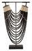 MUST Living Ornament Magic Black Houten kralen, 51cm hoog - Zwart