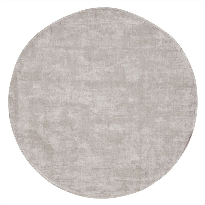 MUST Living Rond Vloerkleed La Belle 200cm - Lichtgrijs