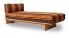 HKliving Daybed Outdoor Teakhout en stof - Retro