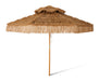 HKliving Parasol Patio Raffia, Ø300cm - Naturel