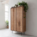 DTP Home Opbergkast Metropole Teakhout, 180 x 90cm - Bruin, Zwart