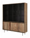 DTP Home Vitrinekast Metropole Teakhout, 180 x 210cm - Naturel