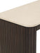 DTP Home Bureau Maroon Mahoniehout & Mortex, 130 x 76cm - Donkerbruin