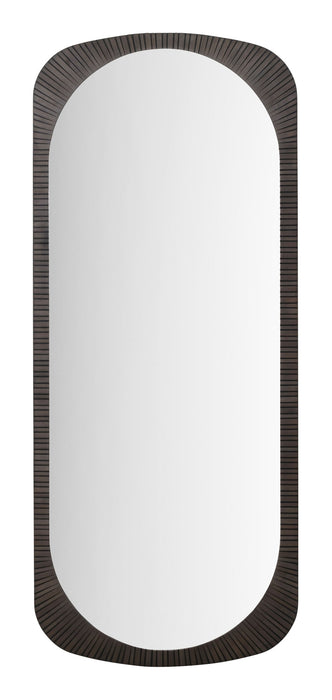 DTP Home Spiegel Maroon Mahoniehout, 180 x 85cm - Bruin - Ovaal - Passpiegel