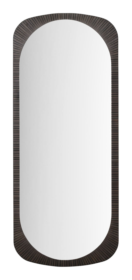 DTP Home Spiegel Maroon Mahoniehout, 180 x 85cm - Bruin - Ovaal - Passpiegel