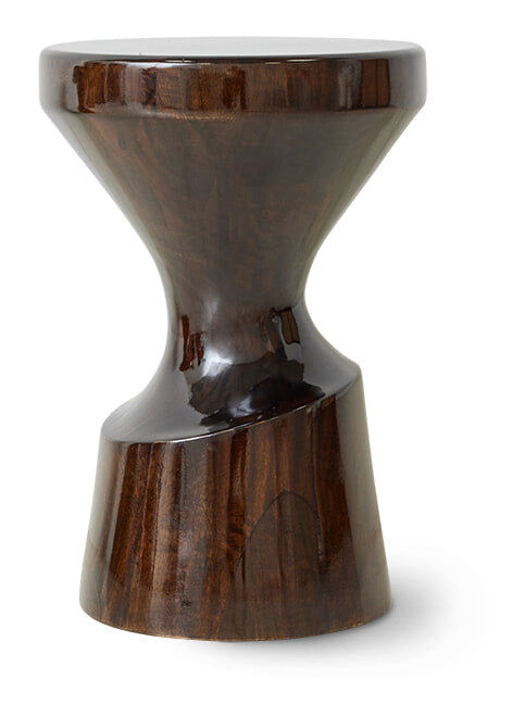 HKliving Krukje Burgundy Mangohout, Ø33cm - Burgundy