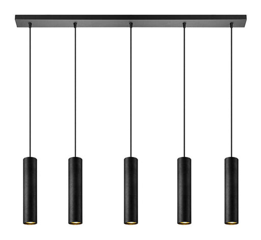 LABEL51 Hanglamp Ferroli 5-lamps - Zwart