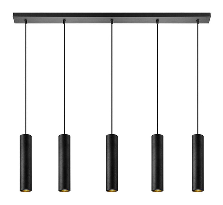 LABEL51 Hanglamp Ferroli 5-lamps - Zwart