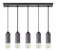LABEL51 Hanglamp Fresco 5-lamps, Beton - Concrete