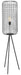 LABEL51 Vloerlamp Solido 146cm - Zwart