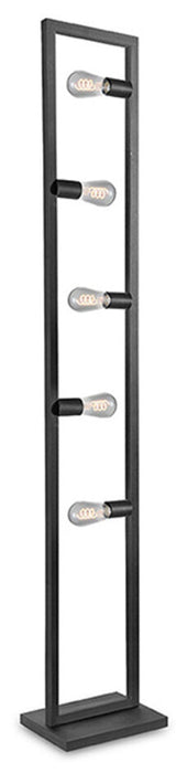 LABEL51 Vloerlamp Quadrato 5-lamps - Zwart