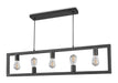 LABEL51 Hanglamp Quadrato 5-lamps - Zwart