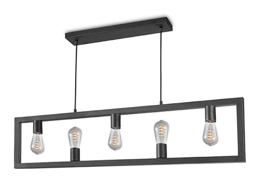 LABEL51 Hanglamp Quadrato 5-lamps - Zwart