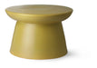 HKliving Bijzettafel Earthenware Keramiek, 49cm - Groen - Rond
