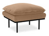 HKliving Hocker Retro Corduroy rib - Bruin