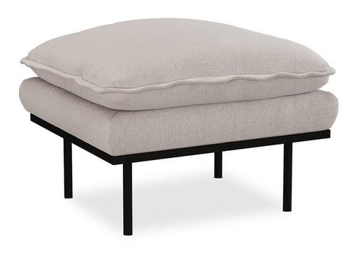 HKliving Hocker Retro Cosy stof - Beige