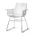 HKliving Eetkamerstoel Wire Metaal - Zilver