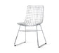 HKliving Eetkamerstoel Wire Metaal - Zilver