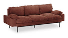 HKliving 3-zits Bank Retro 225cm, Royal velvet - Magnolia