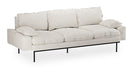 HKliving 3-zits Bank Retro 225cm, Bouclé - Crème