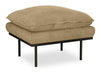 HKliving Hocker Retro Velvet - Crème