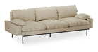HKliving 4-zits Bank Retro 245cm, Corduroy - Hay