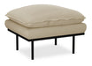 HKliving Hocker Retro Corduroy rib - Hay