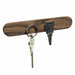 QUVIO Magnetisch sleutelrekje - Hout - 15,5 x 2,5 x 1 cm