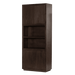 Tower Living Opbergkast Mincio Eiken, Met 2 open vakken, 220 x 90cm - Bruin