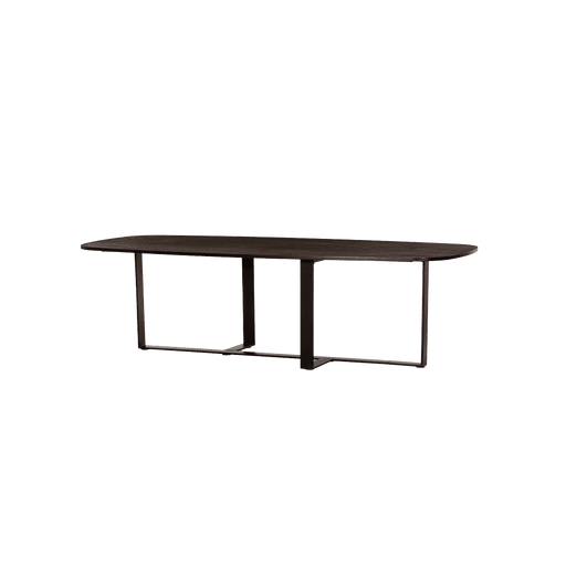 Tower Living Salontafel Mincio Eiken, 130 x 70cm - Bruin - Ovaal