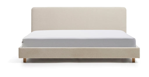 Kave Home Bed Selven Chenille, 180 x 200cm - Beige