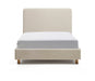 Kave Home Bed Selven Chenille, 90 x 200cm - Beige