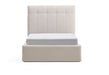 Kave Home Bed Darnela Chenille met opbergruimte, 90 x 200cm - Beige