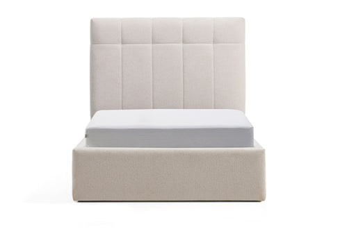 Kave Home Bed Darnela Chenille met opbergruimte, 90 x 200cm - Beige