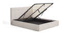 Kave Home Bed Darnela Chenille met opbergruimte, 160 x 200cm - Beige