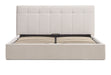 Kave Home Bed Darnela Chenille met opbergruimte, 180 x 200cm - Beige