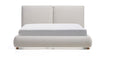 Kave Home Bed Elerio Chenille, 150 x 200cm - Ecru