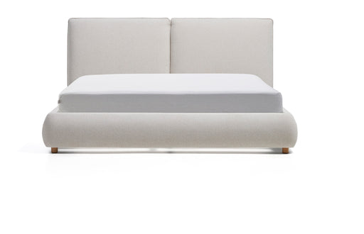 Kave Home Bed Elerio Chenille 160 x 200 cm - Ecru