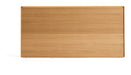 Kave Home Hoofdbord Norlen Eikenfineer, met LED-verlichting, 180 x 200cm - Naturel