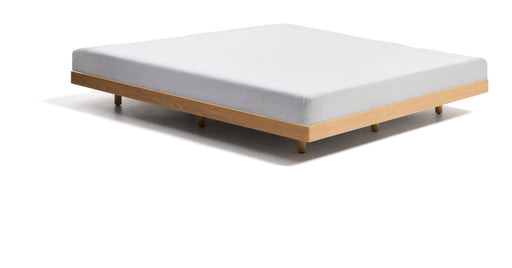 Kave Home Bed Norlen Eiken, 160 x 200cm - Eiken Naturel