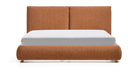 Kave Home Bed Elerio Chenille, 160 x 200cm - Koper