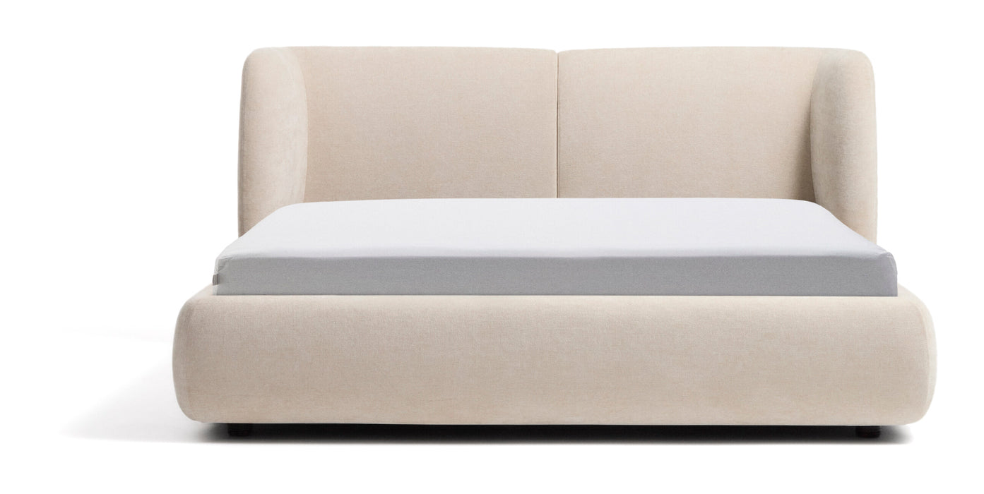 Kave Home Bed Nerla Met uitklapbare bedbodem, 160 x 200cm - Beige