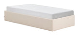 Kave Home Bed Nelzi Met uitklapbare bedbodem en zijwaartse opening, 90 x 200cm - Naturel