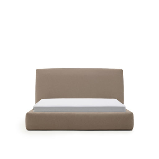 Kave Home Bed Blok 160 x 200cm - Bruin