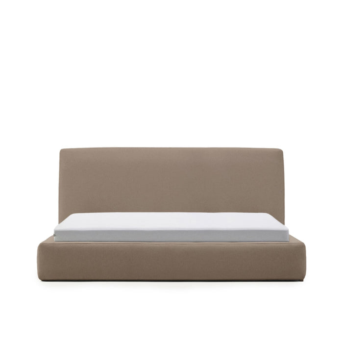 Kave Home Bed Blok 180 x 200cm - Bruin