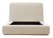 Kave Home Bed Martina Bouclé 1-Persoons, 90 x 200cm - Wit